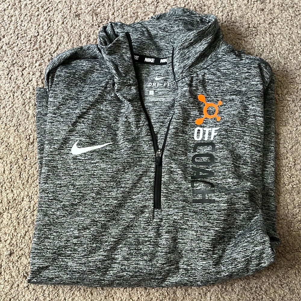 Orange theory quarter zip jacket